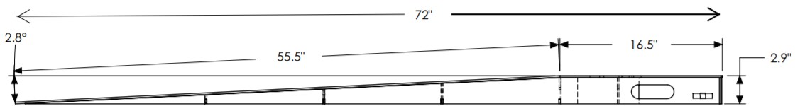 Ramp for 65 inch turntable Ramp for 65 inch turntable