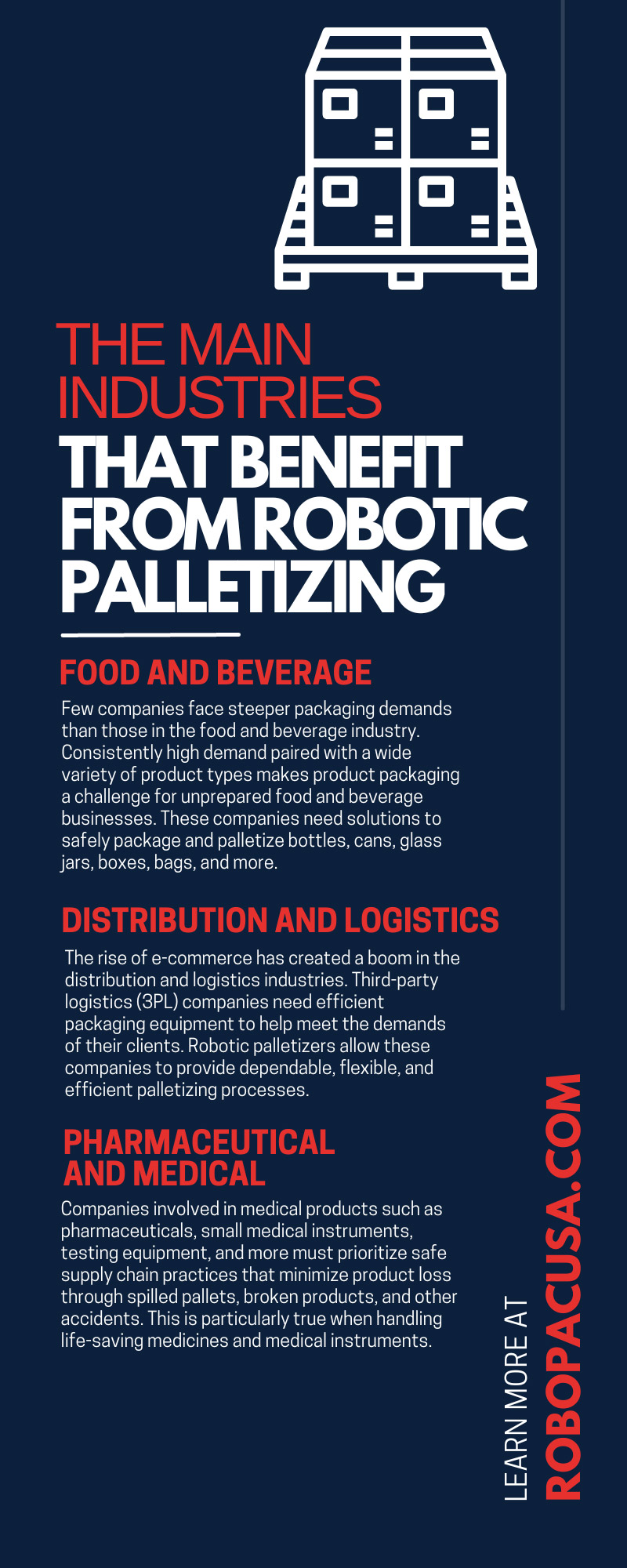 The Main Industries That Benefit From Robotic Palletizing