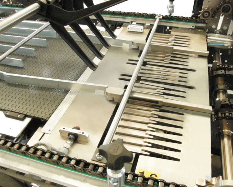 Retractable Collating Plate Retractable Collating Plate