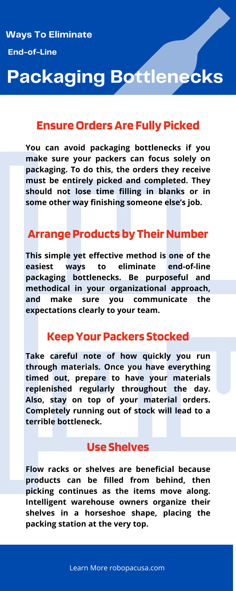 Ways To Eliminate End-of-Line Packaging Bottlenecks