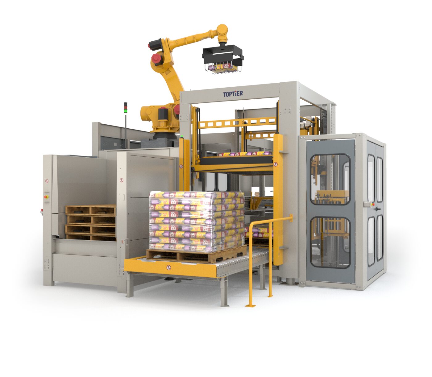 Robotier Hybrid Robotic Palletizer