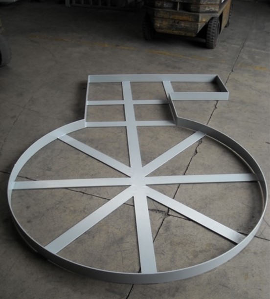 Pit install – metal frame Pit install - metal frame