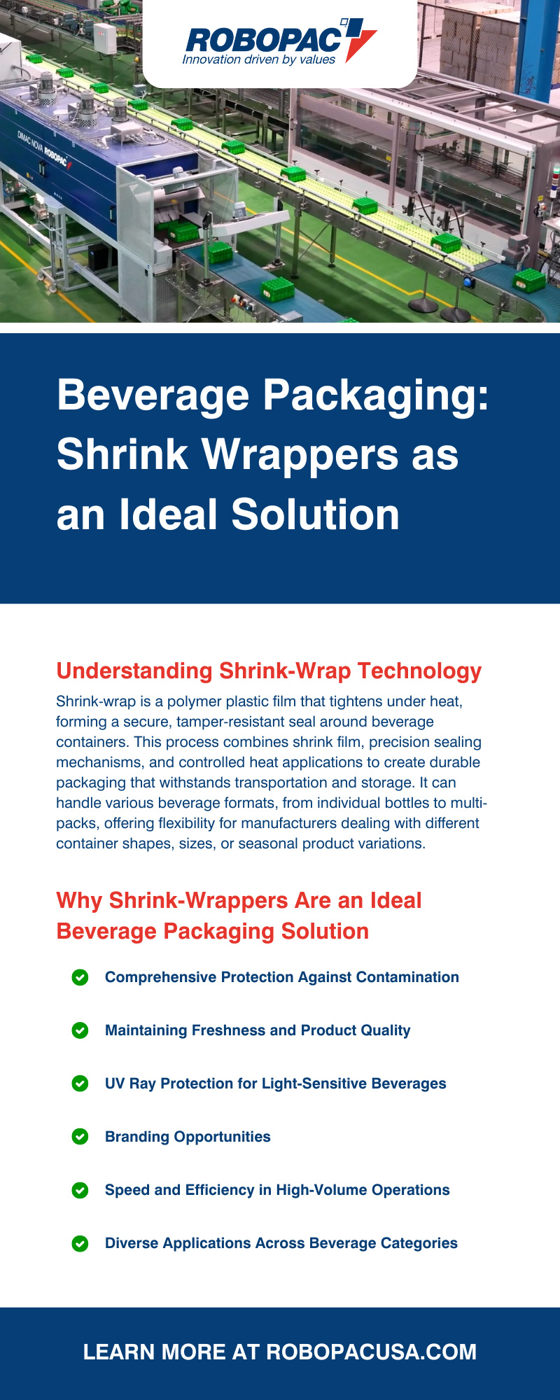 Beverage Packaging: Shrink Wrappers as an Ideal Solution