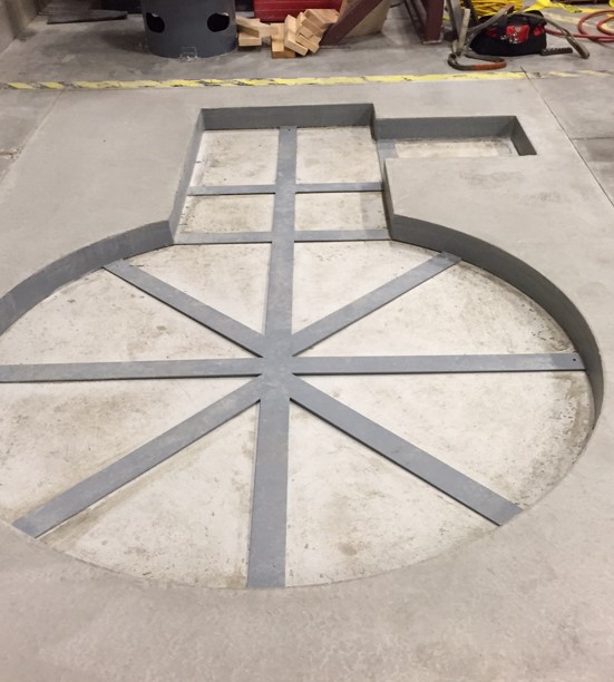 Pit install – frame in pit Pit install - frame in pit