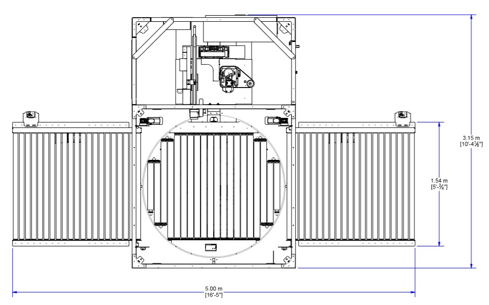 RT Automatic Stretch Wrapper footprint RT Automatic Stretch Wrapper footprint