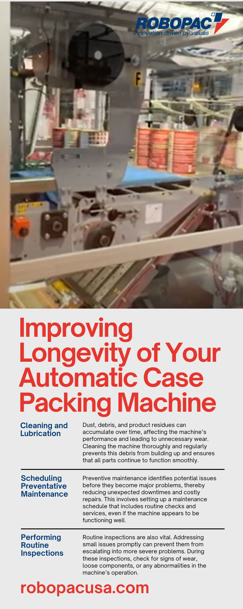 Improving Longevity of Your Automatic Case Packing Machine