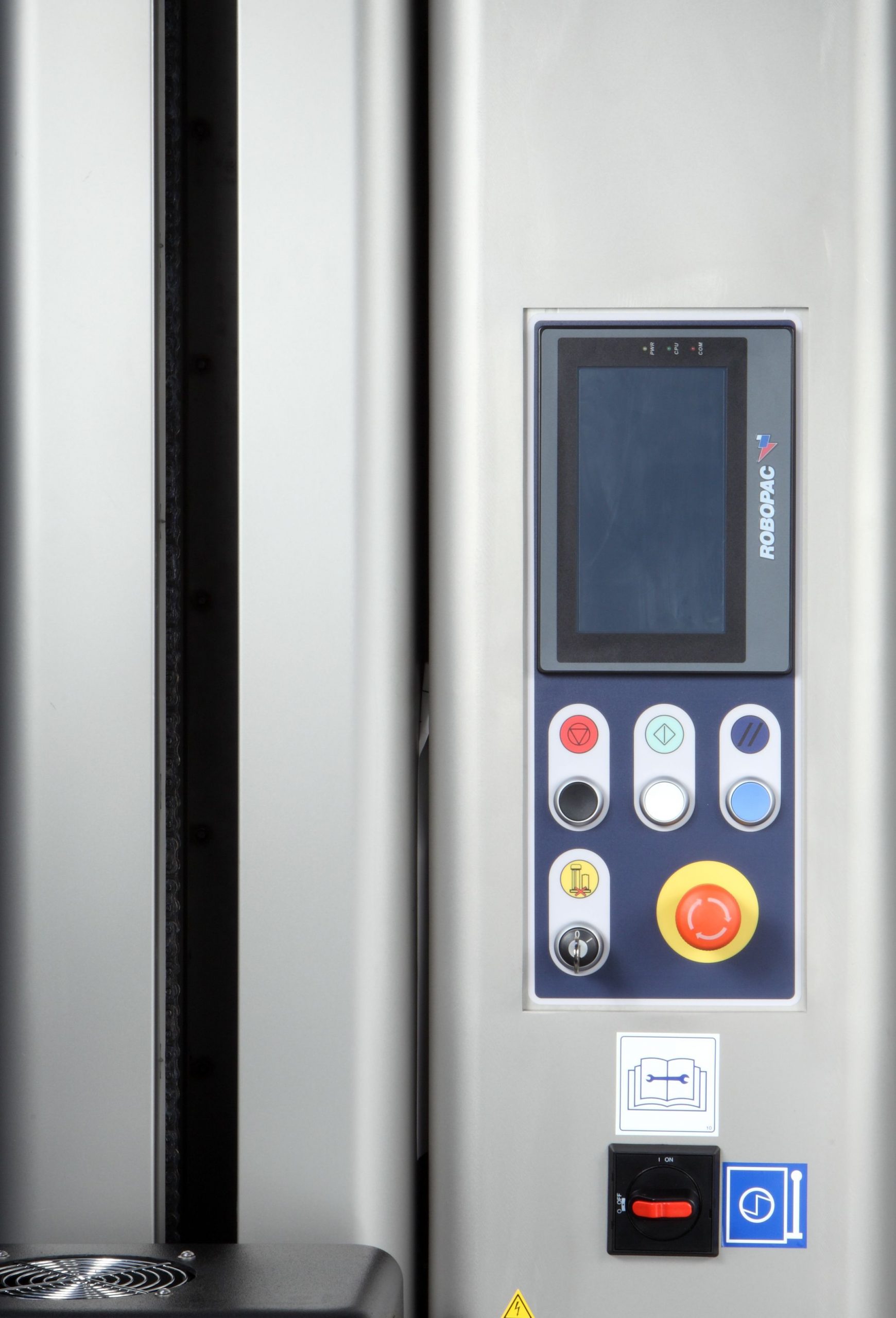 Stainless steel control panel