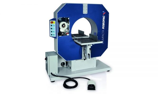 Horizontal semi-automatic stretch wrapper